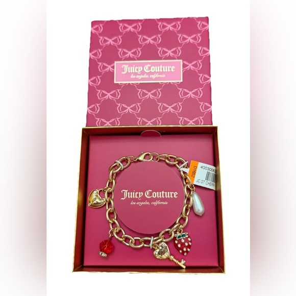 Juicy Couture Jewelry - Juicy Couture Gold Charm Bracelet NWT